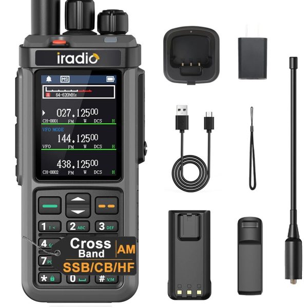 HANDY IRADIO UV-98 PLUS 10W MULTIBANDA CROSSBAND APRS