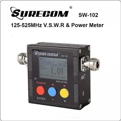 SURECOM SW-102 Medidor de ROE VHF/UHF 120W