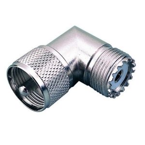 Adaptador AT-7525 en ángulo PL hembra uhf male