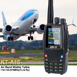 Equipo QYT KT-A16 banda aérea RX y TX 118 a 136 Mhz. 6W