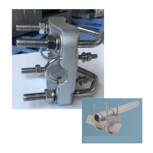 Abrazadera para soporte de antena base